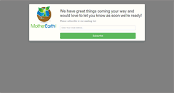 Desktop Screenshot of motherearth.com